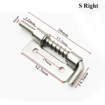 2 ks sudových šroubů z nerezové oceli, pružinová posuvná západka pro zásuvku skříňky, stodolu, domácí hardware, bezpečnostní dveřní šroub, západka zámku 8 nejlepší prodej zámek závory hlavně - №8