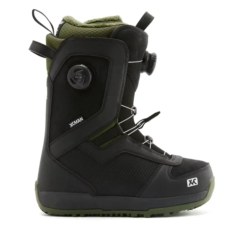 Men Winter Snowboard Boots Outdoor Skiing Shoes Quick Lace Up Warm Adult Snow Boots Size 39-45 Comfortable Waterproof Gear