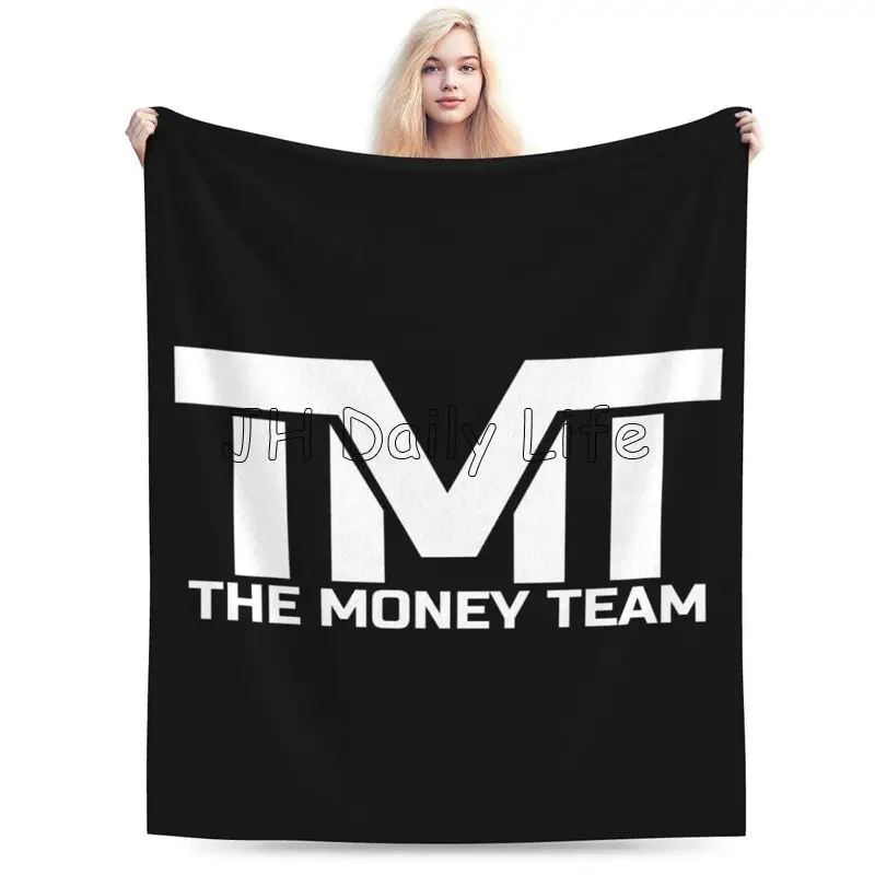 Floyd Mayweather TMT Flannel Fleece Blanket Lightweight Soft Warm Cozy Fuzzy Throw Blankets for Travel Couch Bed Sofa