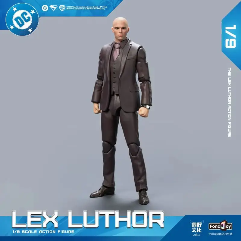 100% الأصلي LEX LUTHOR عمل الشكل ديفيد كورينسويت سوبرمان 1/9 فيلم جديد سوبرمان الشكل البلاستيكية المشتركة المنقولة لعبة طفل هدية