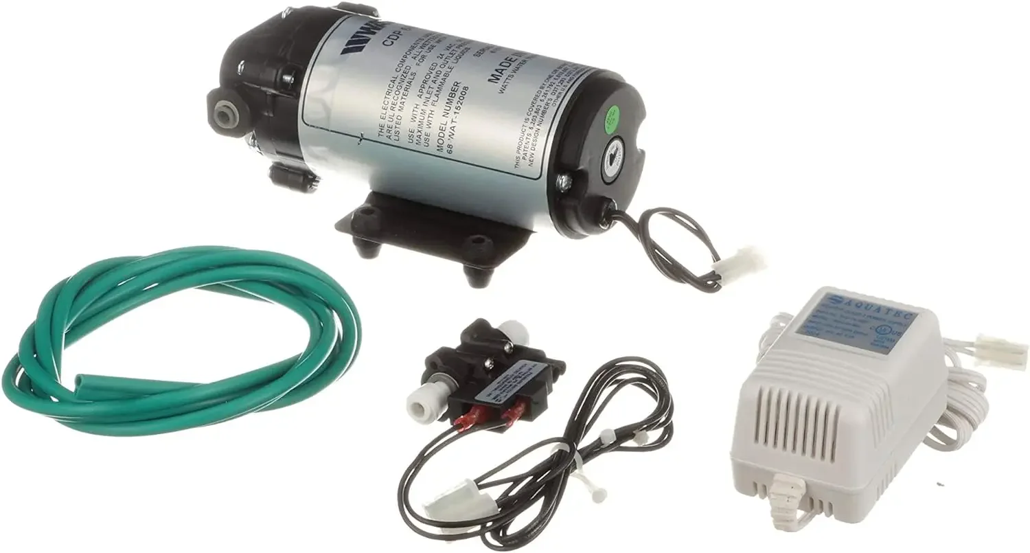 Premier WP560043 Water Filtration Booster Pump Kit for Reverse Osmosis System, 10 inch, Black