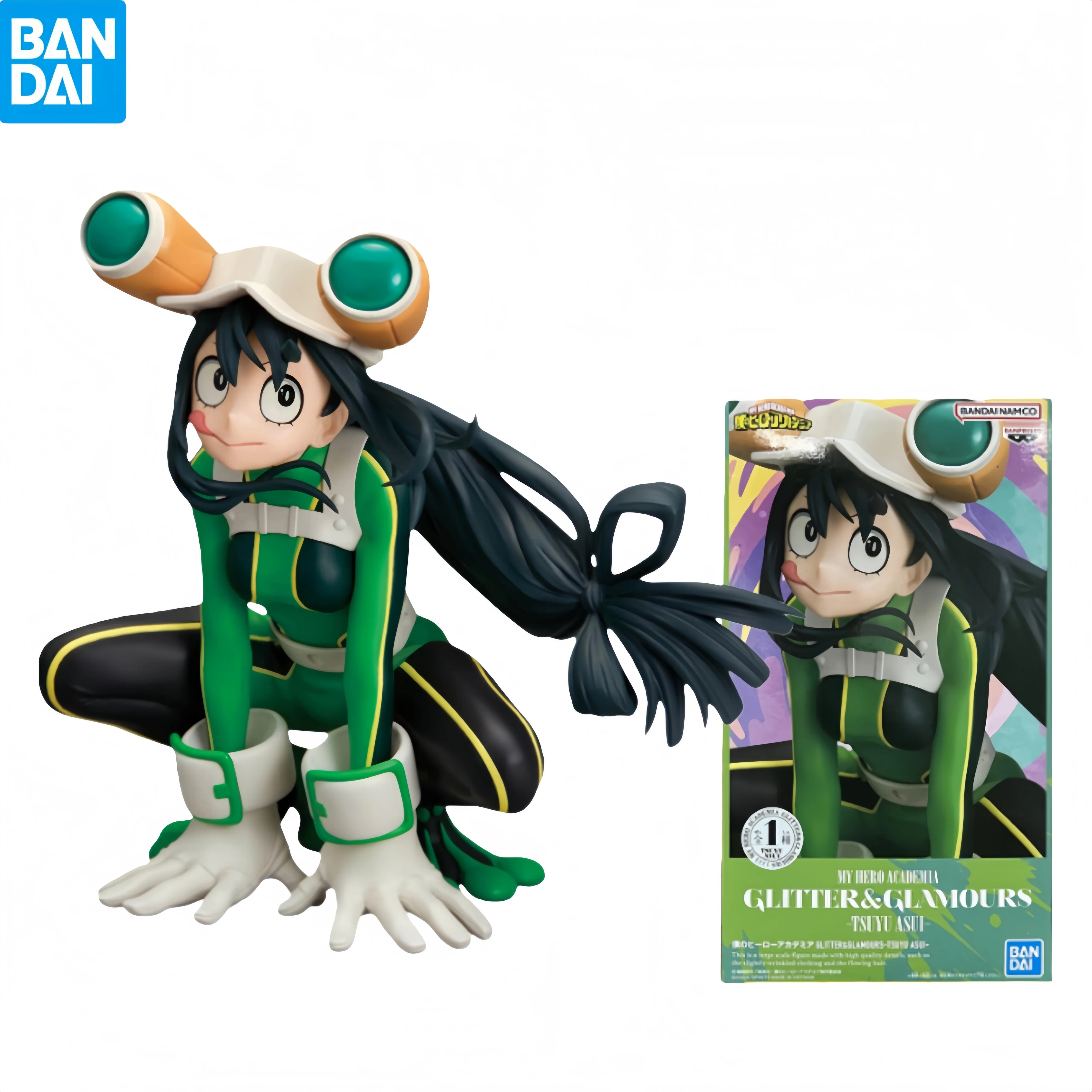 

Banpresto My Hero Academia Asui Tsuyu Glitter & Glamours Pvc Model Anime Series Decoration Toy Collectible Figure