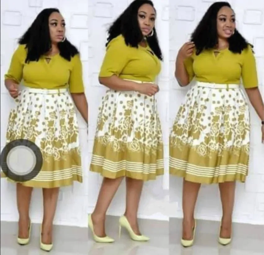 

HGTE new arrival sexy fashion style african women printing plus size polyester dress L-3XL