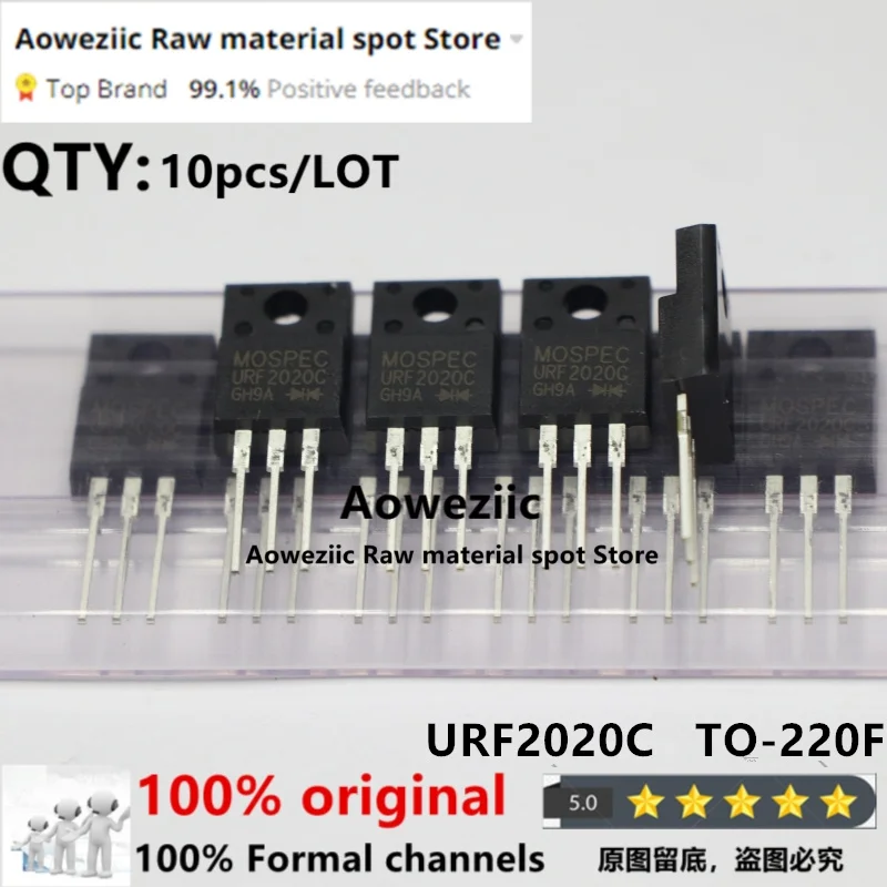 

Aoweziic 100% New Original URF2020C TO-220F Fast Recovery Diode