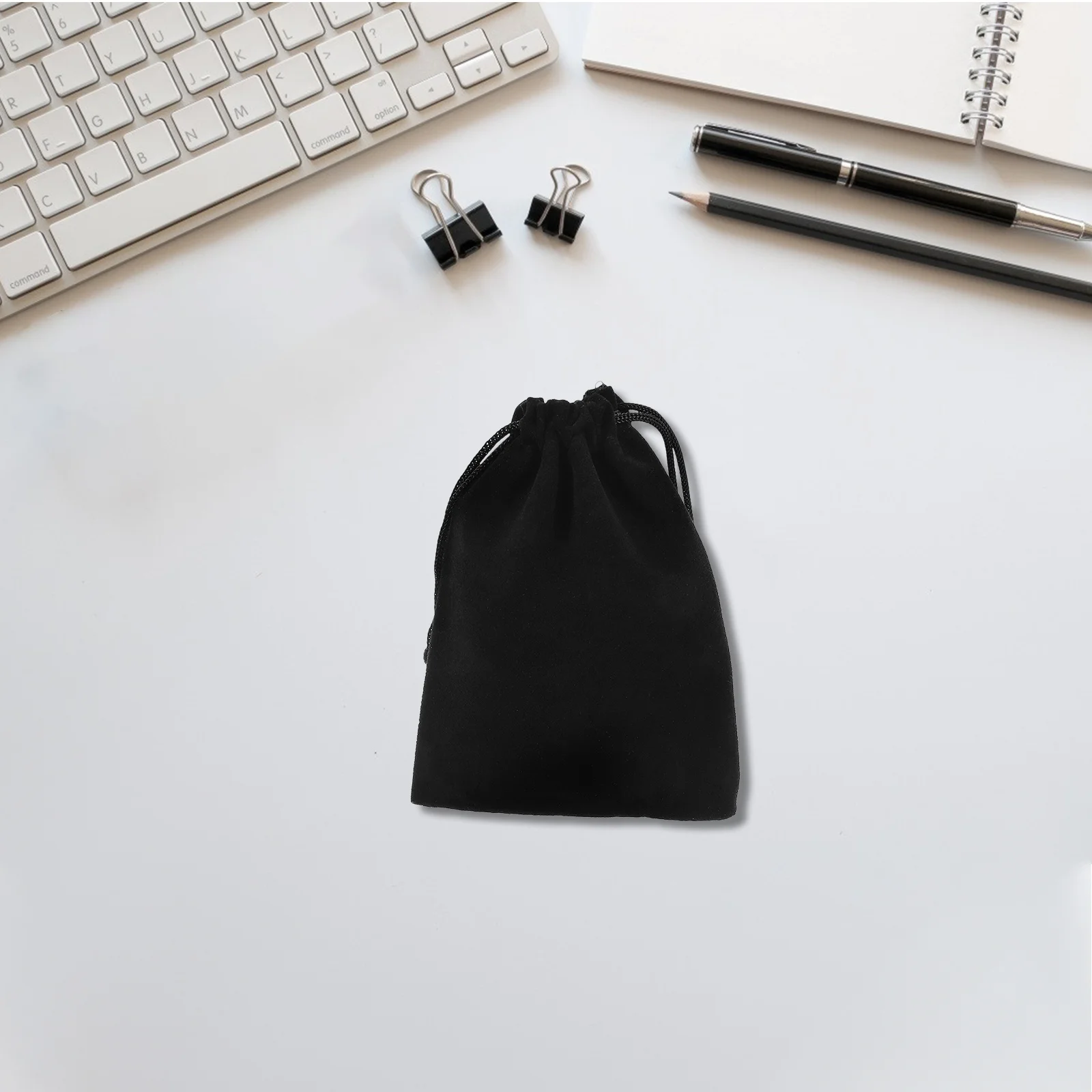 

20Pcs Flannel Drawstring Storage Bags Soft Pouches for Jewelry Earphones Travel Gift Bags Secure Closure Drawstring Pouches
