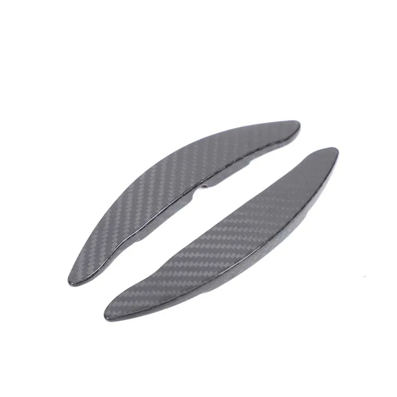 2 قطعة مجموعة ألياف الكربون الحقيقية لبورشه تايكان باناميرا ماكان 911 922 2021 + عجلة توجيه سيارة التحول المجاذيف اكسسوارات السيارات