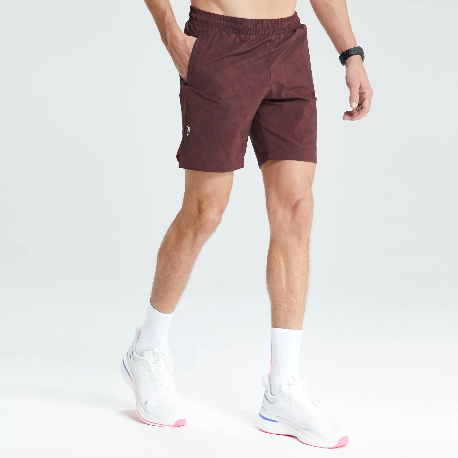 Casual quick-drying sports shorts straight loose outdoor fitness running gym shorts men