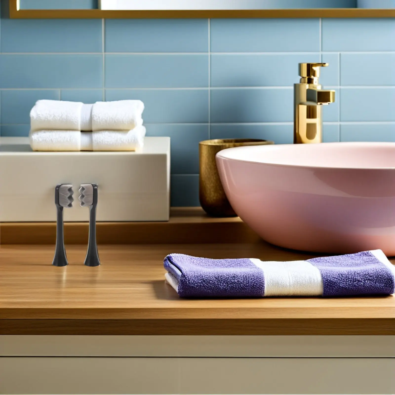 

Набор из 4 насадок для электрической зубной щетки Sonic с ультрамягкой щетиной, для чувствительных зубов, бережная чистка, глубокое удаление налета