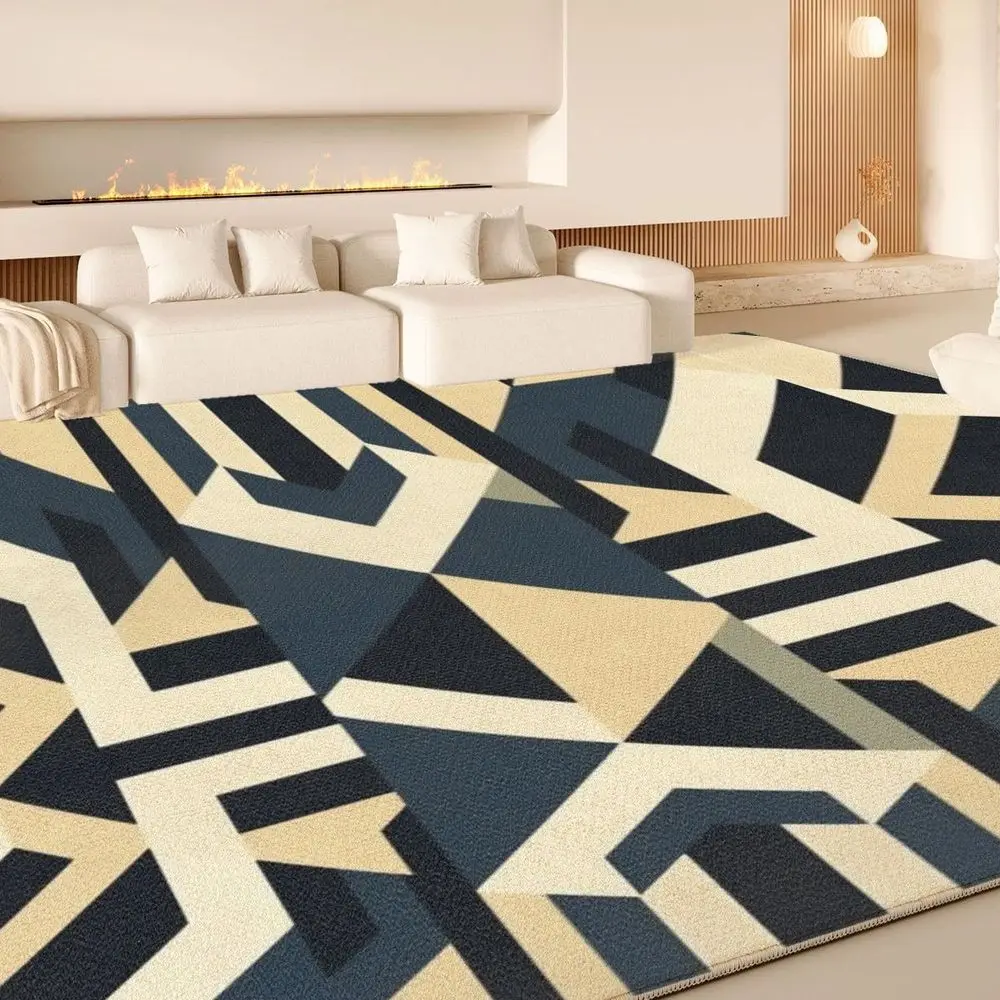 

VIKAMA Plush Loop - Pile Material Universal Mat for Living Room and Bedside, with Good Elasticity and Waterproof Property, Adapt