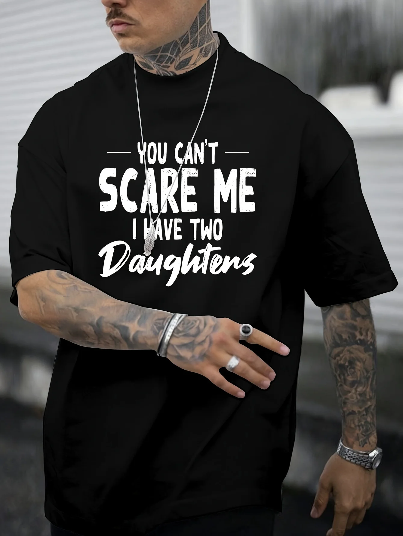 

Mens Fashion Slim Shoulder T-shirt With Integrated Body Printing Fashion Tshirt Round Neck Short Sleeve