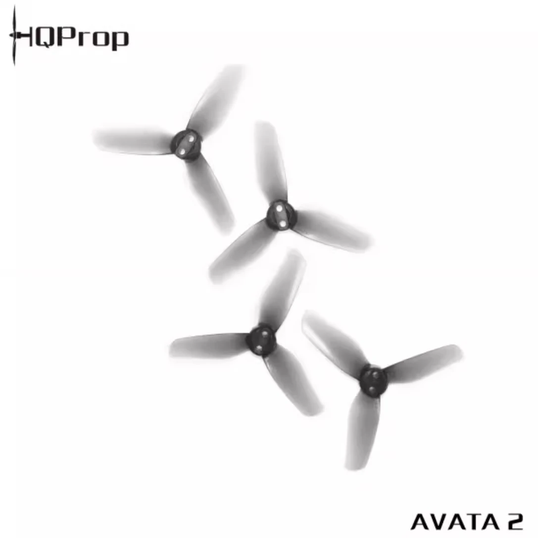 2/4 Pairs HQProp 3X3X3 Propeller 3Inch 3-Blade Prop Grey Poly Carbonate Compatible DJI Avata 2 For FPV Racing Drone Parts view 3