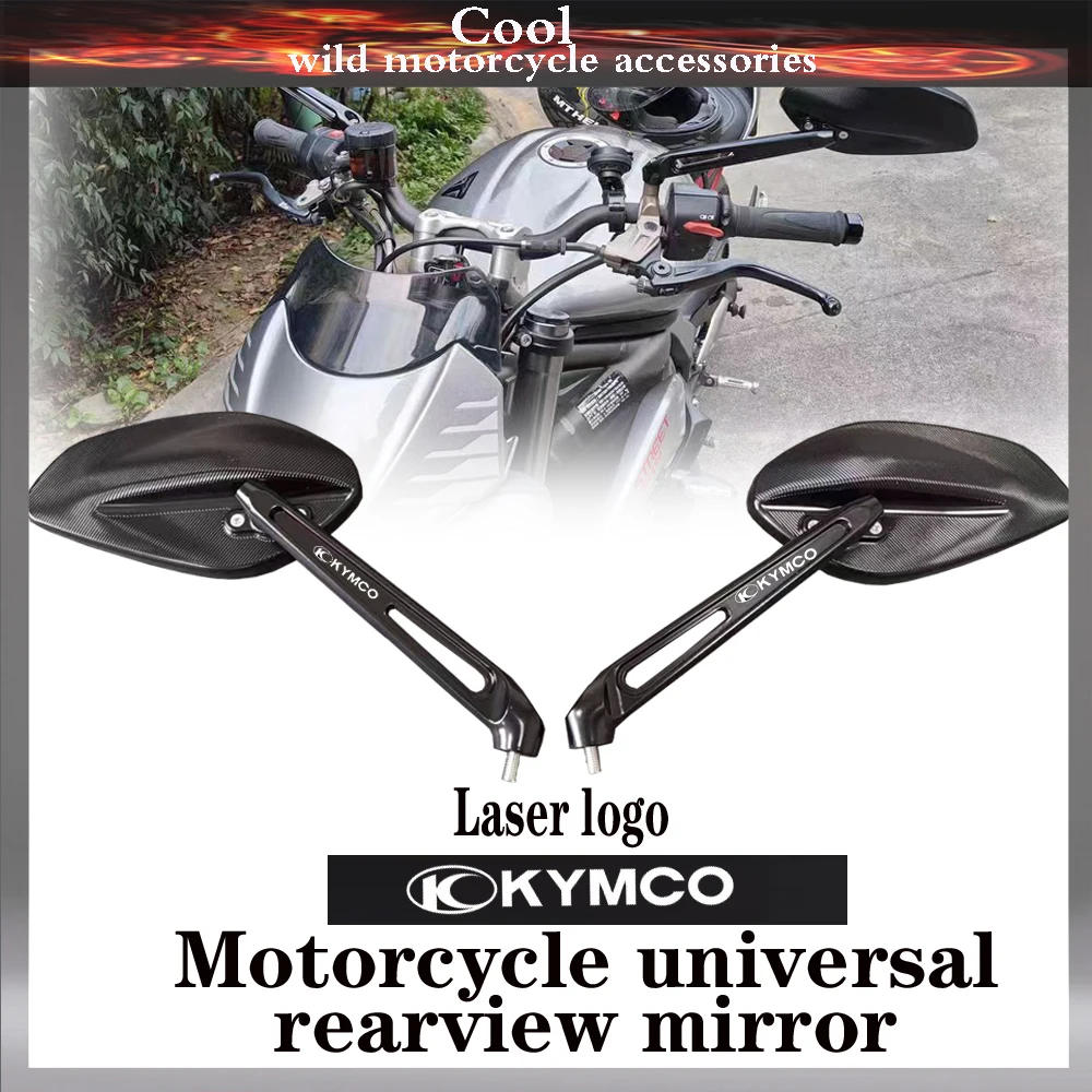 

Universal Large mirror surface Rearview Mirrors For KYMCO XCITING S350 CK400 CT250 CT300 KRV180 Motorcycle Rear View Mirror Side