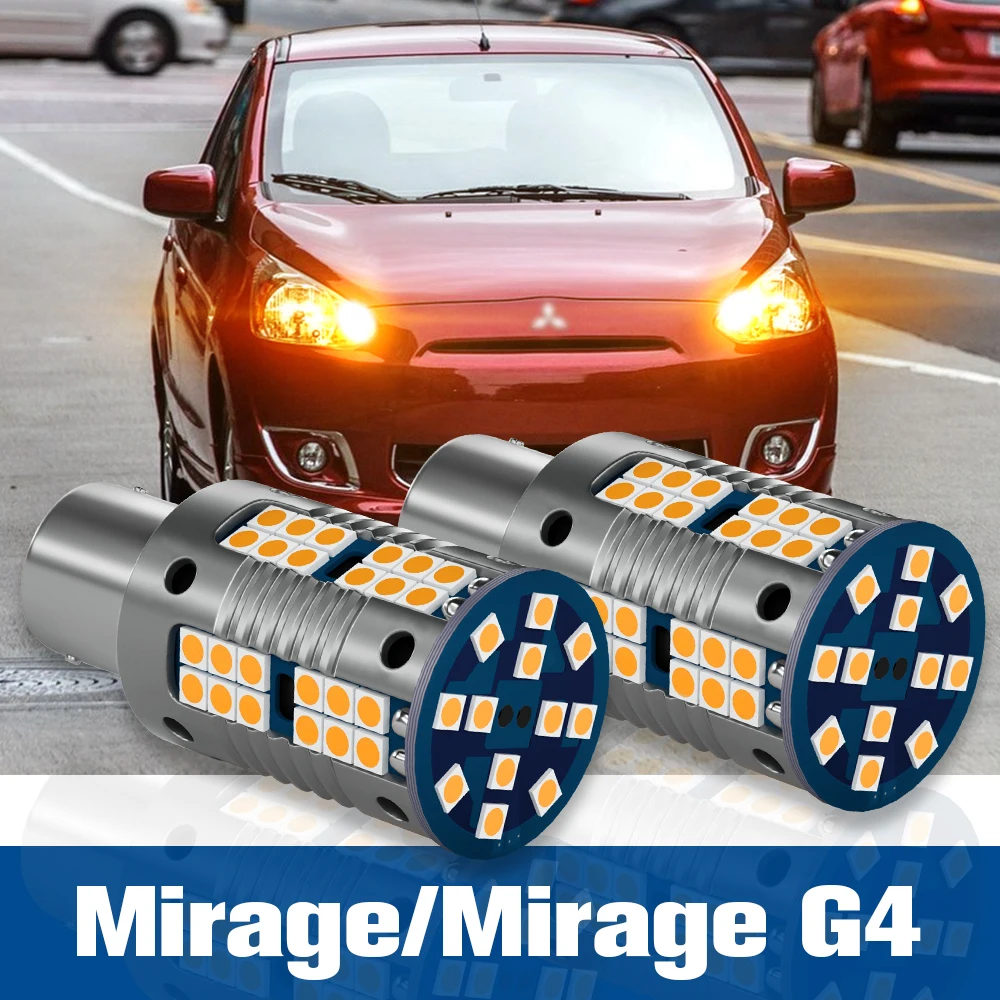 

2pcs LED Turn Signal Light Blub Lamp Accessories Canbus For Mitsubishi Mirage G4 2012 2013 2014 2017 2018