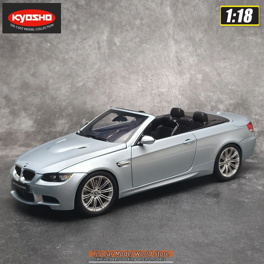 Kyosho Diecast Model 1:18 M3 E93M Open-top Version, Folding Version Metal Car Model Ornament Collection Classic Car