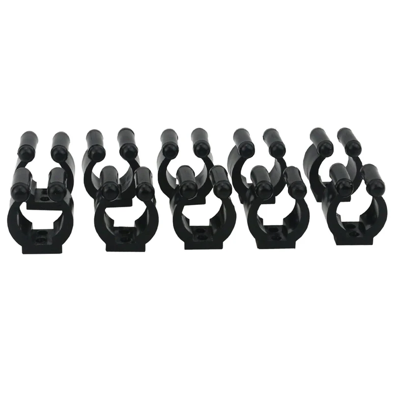 NEW-10 Pcs Fishing Pole Rod Storage Clip/ Billiards Snooker Cue Locating Clip Holders/ Fishing Rod Storage Rack