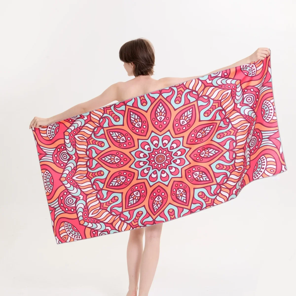 Microfiber  Quick Dry  Travel  Sports  Beach  Sandproof Soft Light  For Swim, Yoga, Gym