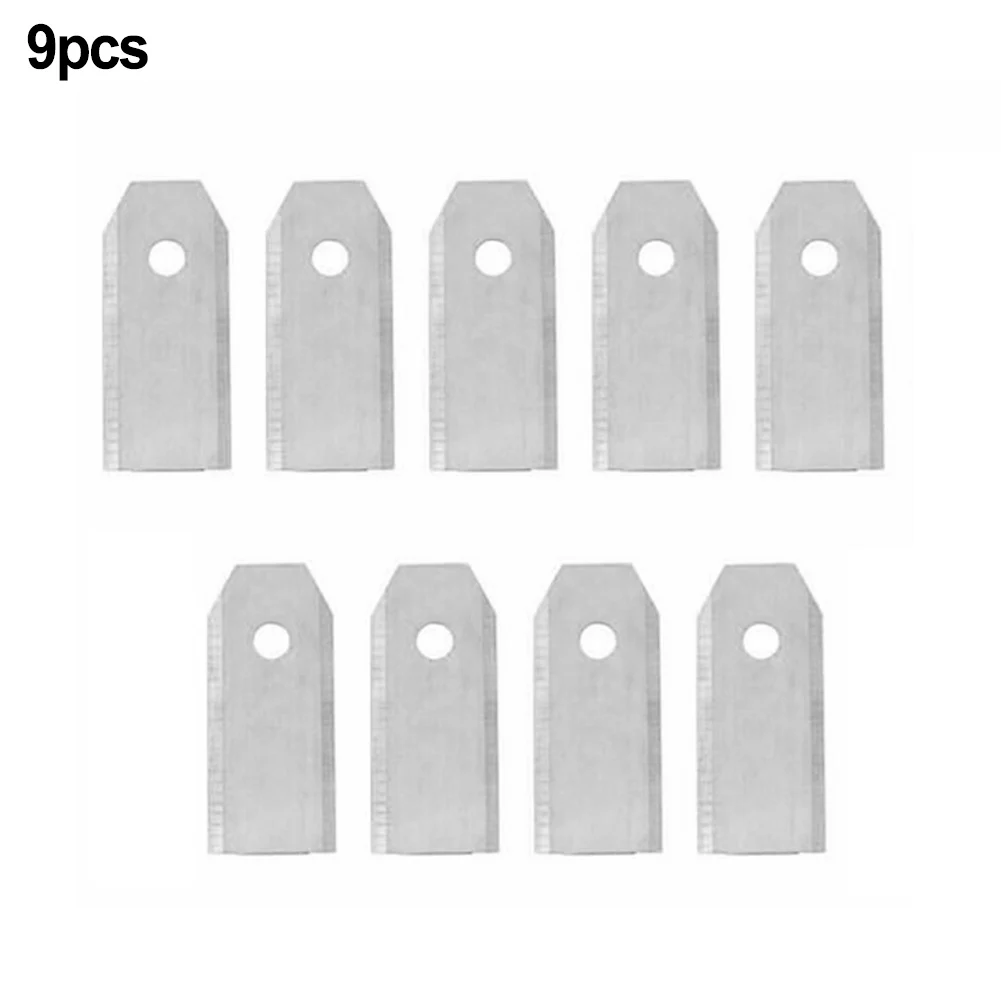 9/18/30 Pcs Blade Accessories For All Robotic Lawnmowers Lawn Mower Parts Rustproof Safety Sliver/gold Home Garden