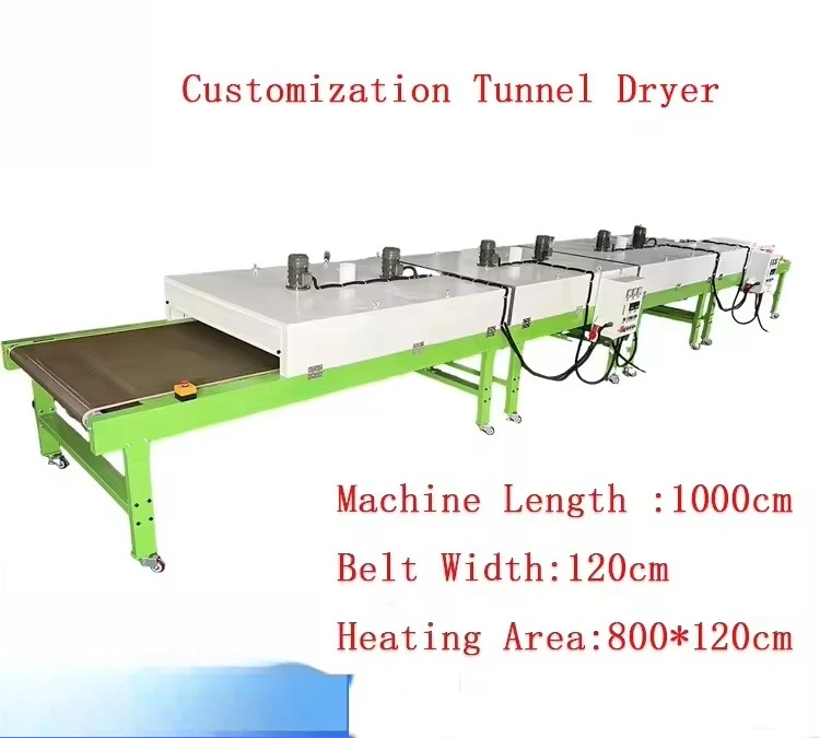 Metal Printing Post Processing Equipment Screen Printing Conveyor Tunnel Dryer Industrial Curing Oven for Screen Printing