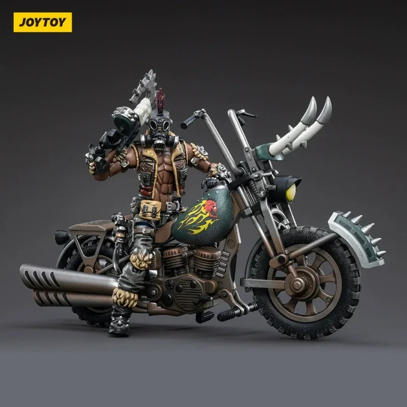 JOYTOY 1/18 Motorcycle The Cult of San Reja Logan & Hell Walker H20 Anime Action Figure Collection Model Toys