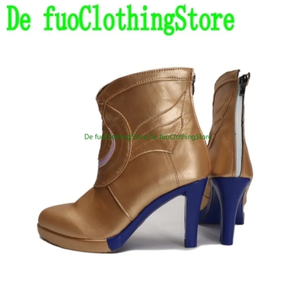 DefuoClothing هونكاي ستار السكك الحديدية سيث تأثيري أحذية شخصية تصميم أحذية هالوين كرنفال ملابس تنكرية للحفلات أحذية الإكسسوارات