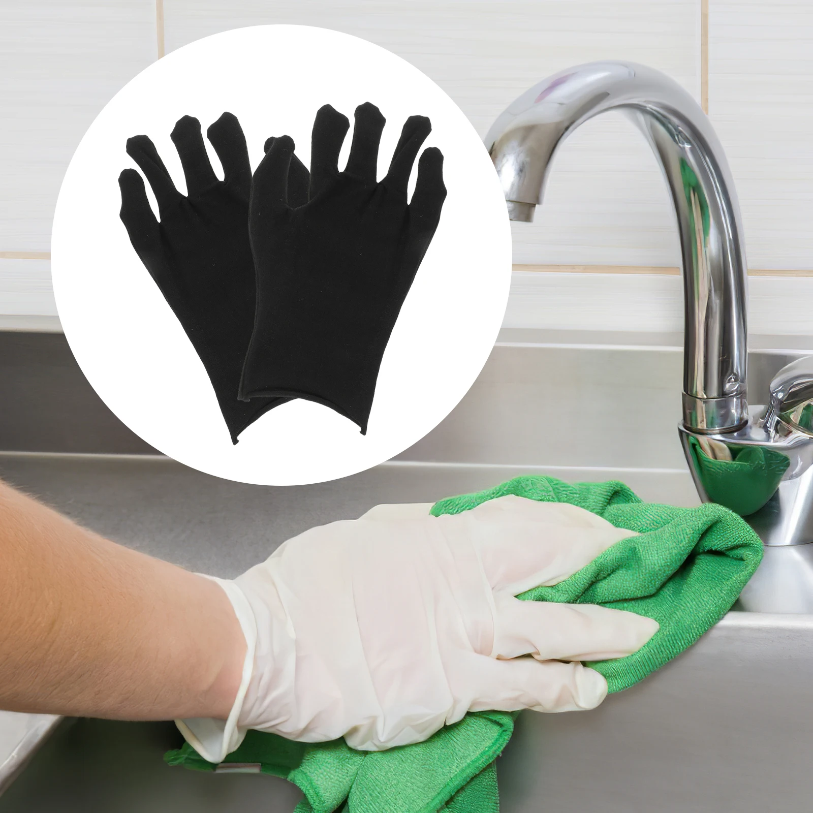 

Thickened Cotton Gloves Cut Resistant Safety Protective Wear Slicing Peeling Gardening Labour Work Hand Tools Use