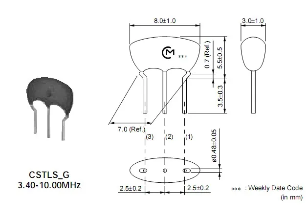 

100 шт./лот CST3.58MGW DIP-3 3 3,58 м 3,58 МГц чипы электронные новые