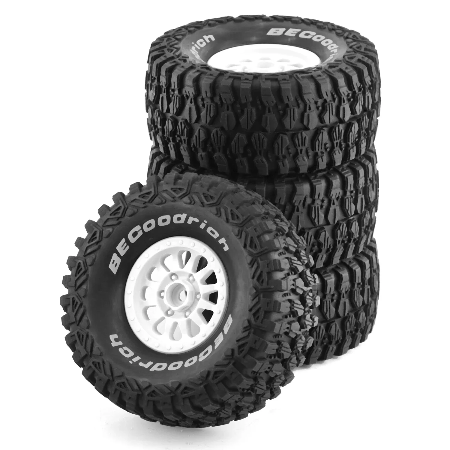 4szt. 135mm 1/7 Desert Short Course Truck Tire 17mm Wheel Hex do ARRMA Mojave TRAXXAS UDR Yikong DF7 FS Off-road Buggy RC Car