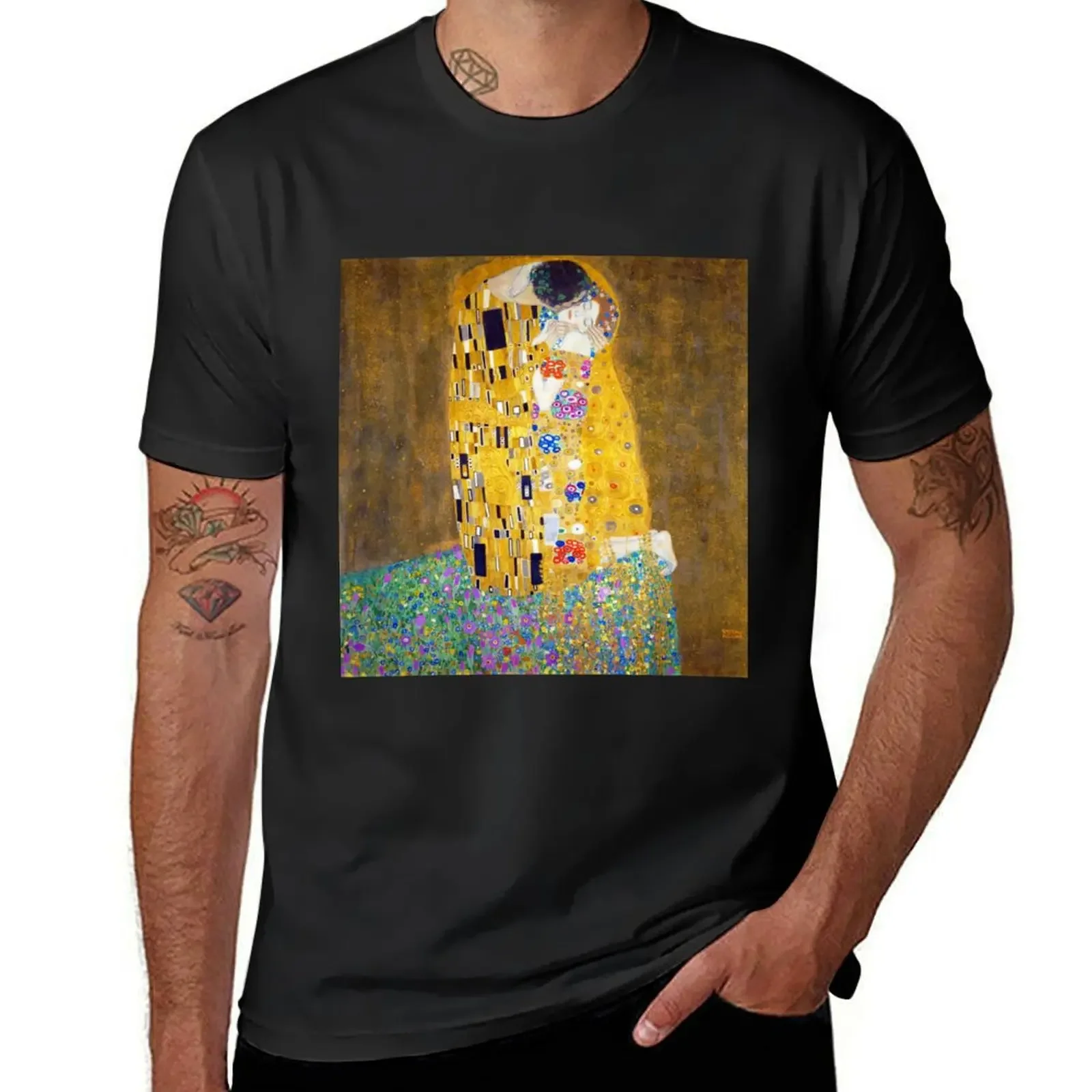 

Gustav Klimt - The Kiss T-Shirt cute tops kawaii clothes heavyweights summer clothes oversized t shirts for men