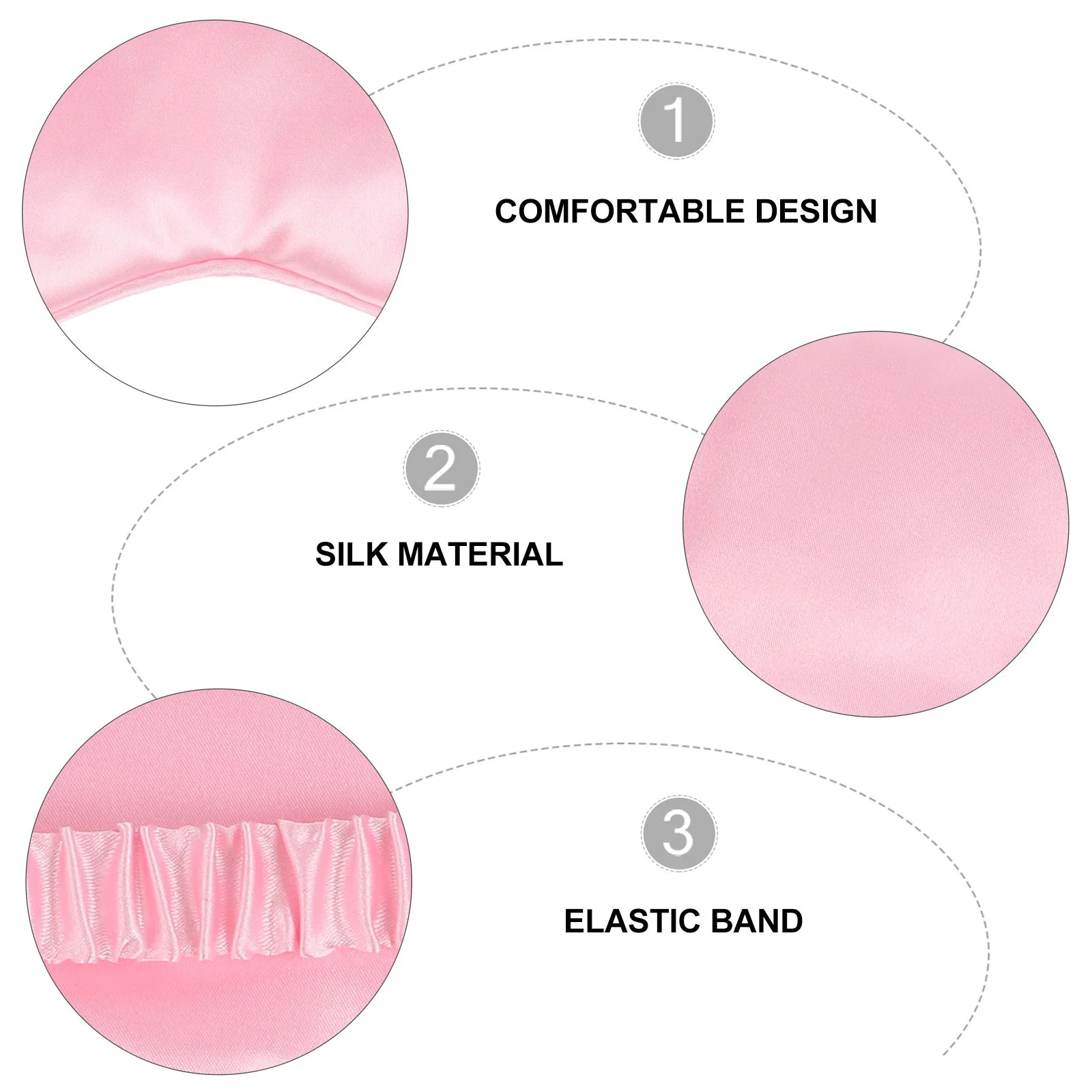 4-шт затемняющая маска для сна, шелковая накладка для глаз, тени для сна, эластичные повязки на глаза