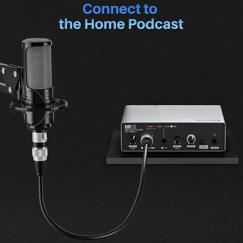 สายเคเบิล Canon สายเคเบิลเอาต์พุตเสียงชายกับหญิง XLR สายไมโครโฟนชายกับหญิงอุปกรณ์เสริมเสียงสําหรับมิกเซอร์ลําโพง