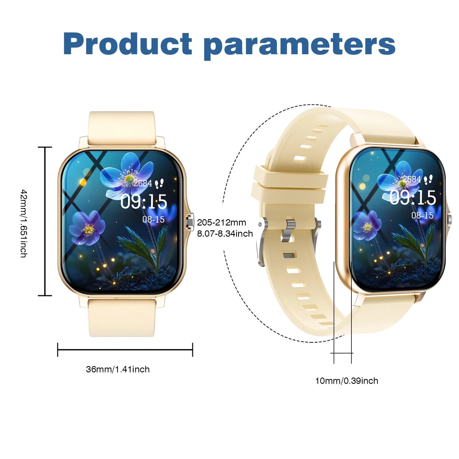 ساعة ذكية للأطفال مع موسيقى اتصال لاسلكية عالية الدقة، تذكير مستقر، ألبوم صور خلفية مخصصة - هدية مثالية للعطلات