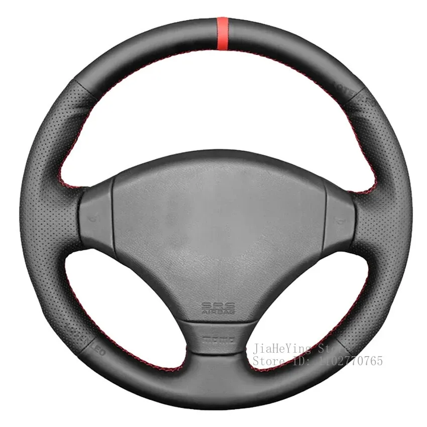Hand-stitched Anti-slip Artificial Leather Steering Wheel Cover for Honda Integra Type R DC2 Civic TypeR Interior Accessories