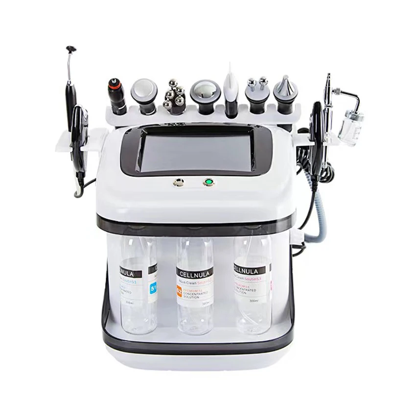 2025 Updated 10 In 1 facial Machine H2o2 Aqua Peeling Lift Skin Bubble Moisturizer Oxygen Machine For Spa