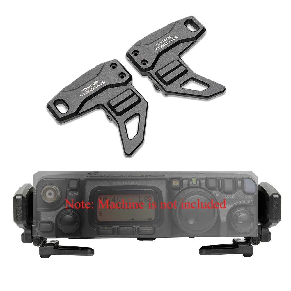 Staffa per piede in lega di alluminio Supporto per Pterosauri per YAESU FT-818ND 817ND FT-817 FT-818 HF Ham Radio