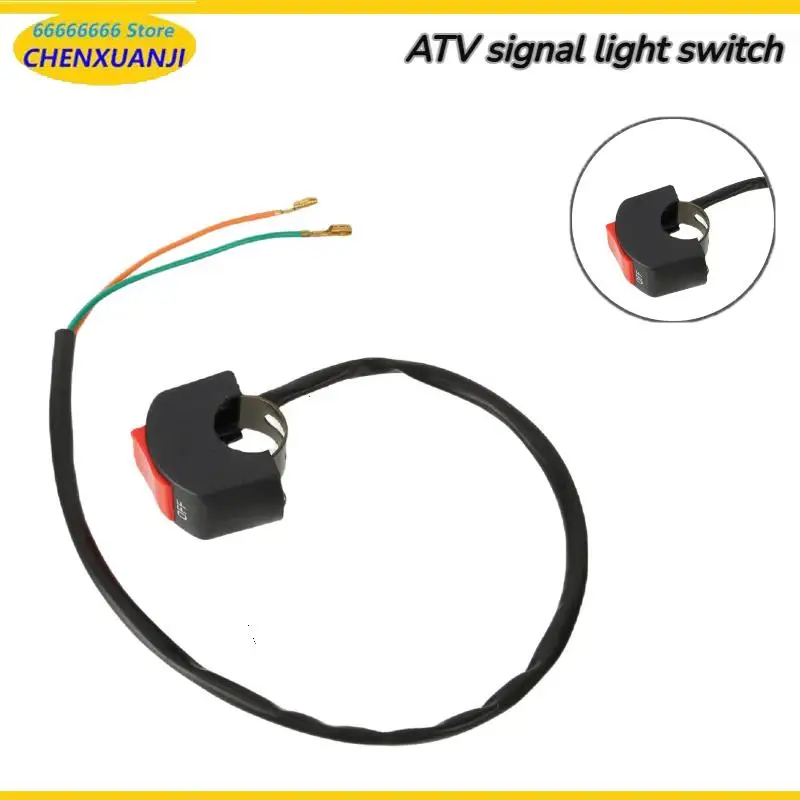 

12V 7/8" Universal Motorcycle On/Off Switch Waterproof Motorcycle Scooter Second-line Headlight Handlebar Switch Moto Accessorie