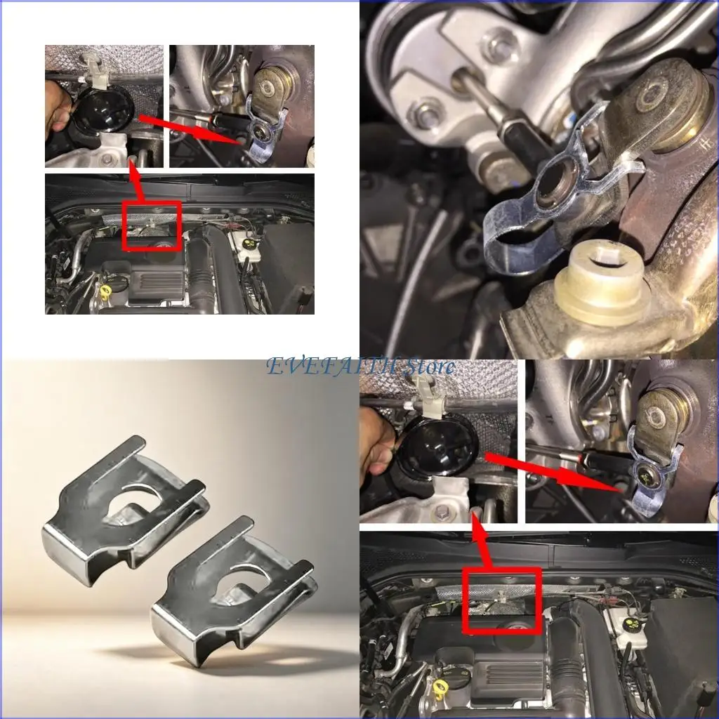 124B Metal Turbocharger Clamp For EA211 1.4T Engine Secure Hold Fastener 04E145722