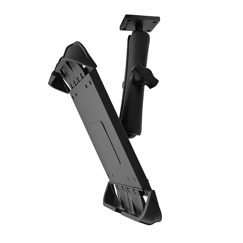 정사각형 볼 마운트와 알루미늄 소켓 암 플레이트 어댑터가 있는 태블릿 홀더 (램 마운트용 8-11인치 태블릿 홀더)