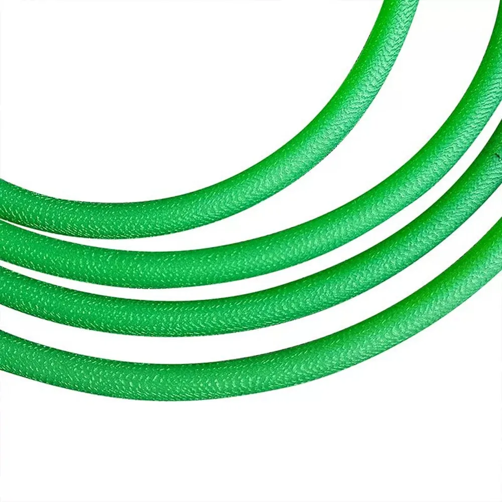 Rough Surface PU Solid Round Belts 2/15mm Meltable Cord Conveyor Drive Belt Green 1 Meters Polyurethane Drive Belting