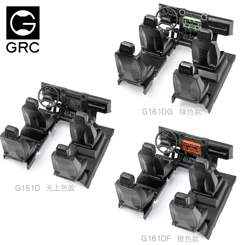 

GRC 1/10 Defender Interior Kit w/o Battery Cover for RC TRX-4 Defender Body Simulation Upgrade Parts Accessories #G161D/DG/DF