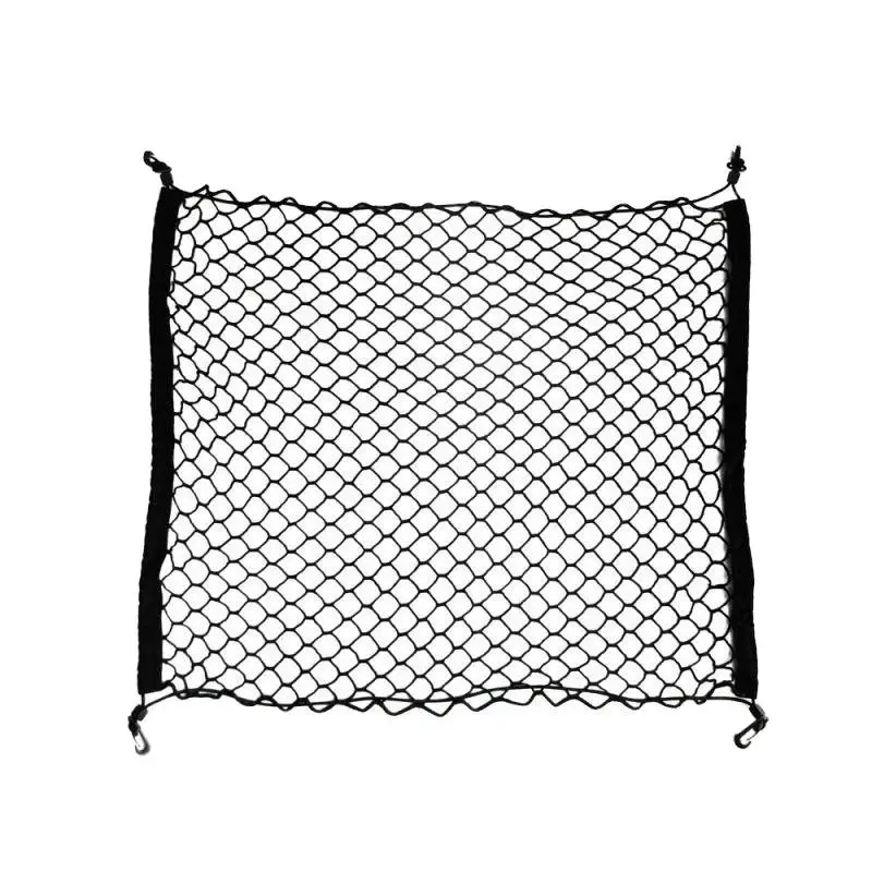 Durable Universal Car Trunk Cargo Luggage Net Elastic PP/PE Mesh Webbing Fixed Baggage Net For SUV