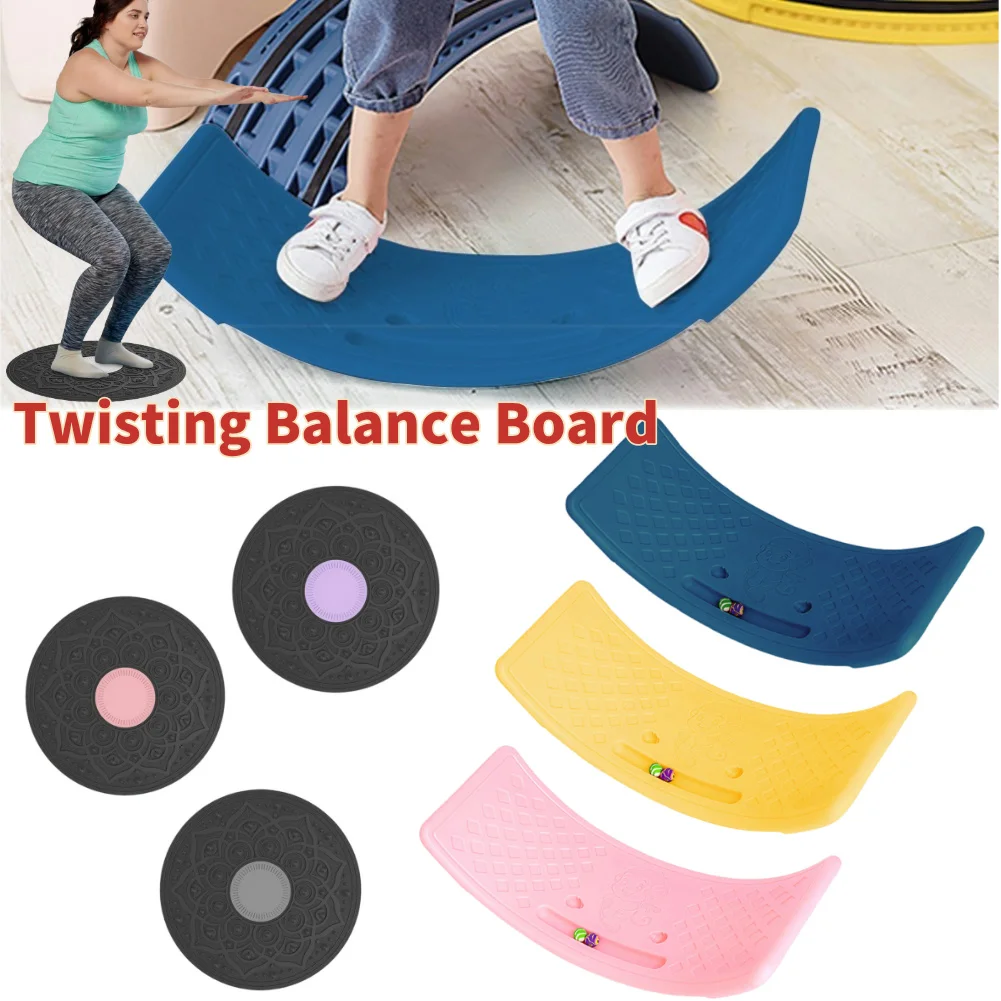 Twisting Balance Board Multifunktionales Balance Rocker Board Rutschfestes Balance Trainer Board Wobble Board für Kinder Kinder
