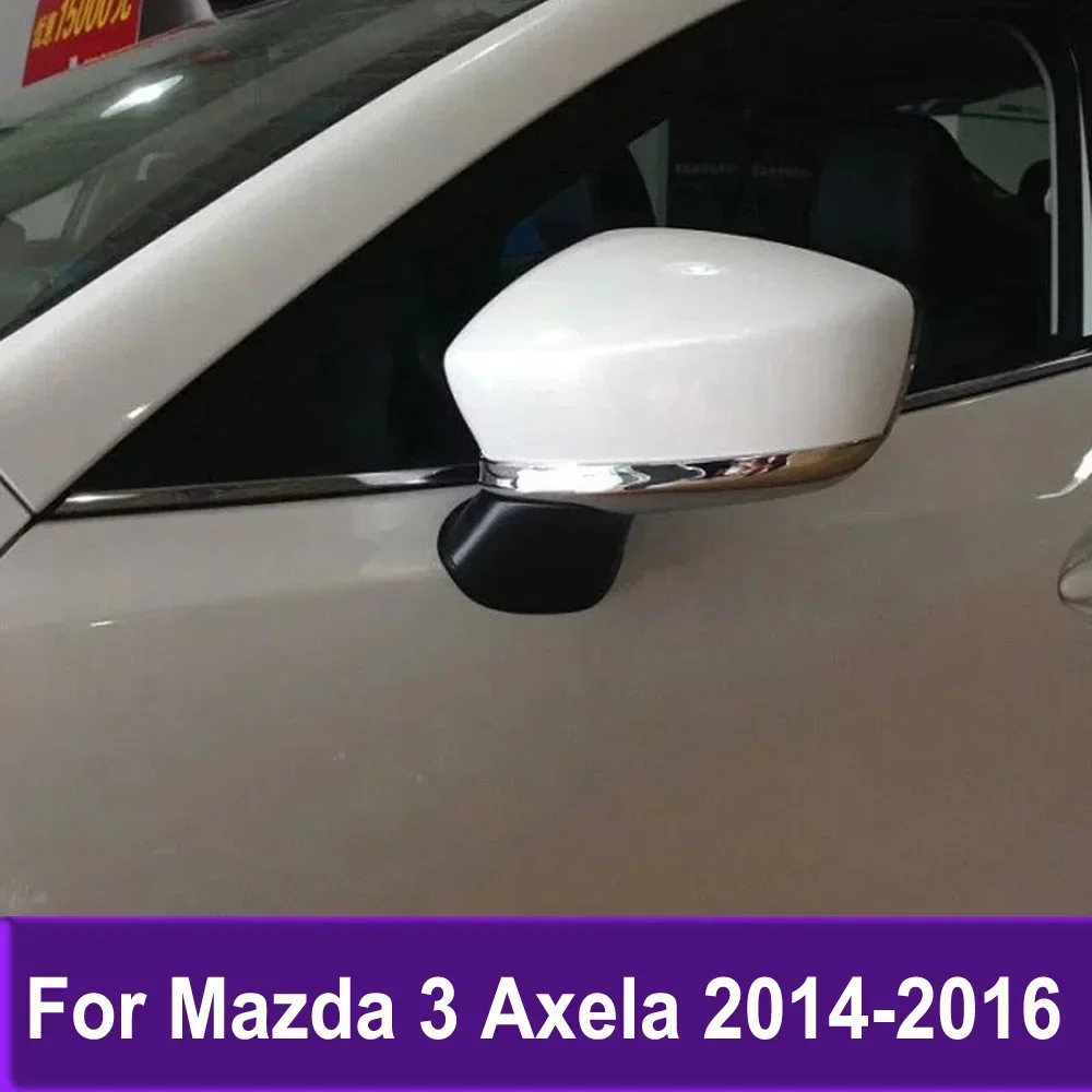 

Side Door Rearview Mirror Trims Strip For Mazda 3 M3 Axela 2014 2015 2016 Exterior Accessories Sticker Car-styling