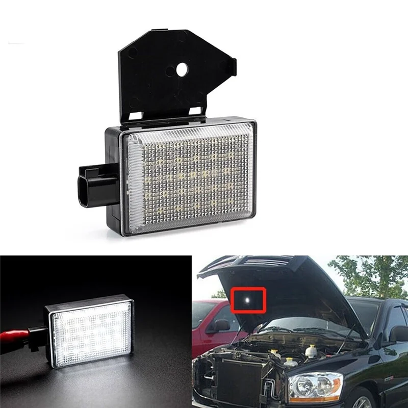 Para Dodge RAM 1500 2500 3500 LED luz de cortesia do capô com cablagem 68090861 AA