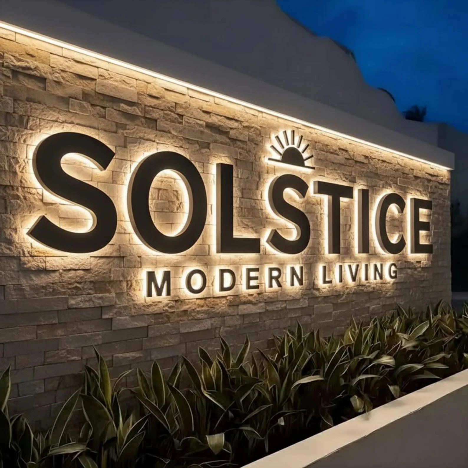 Custom 3D Metal Sign, Salon Sign, Backlit Logo Sign, Business Sign, Outdoor Light Sign, LED Sign, 3D Illuminated Letters