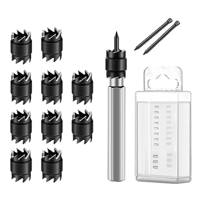 

High Quality-Spot Weld Cutter Set Accessories Parts 3/8 HSS Spot Weld Cutter Remover Drill Bits Hex Sheet For Power Drill,Spot W