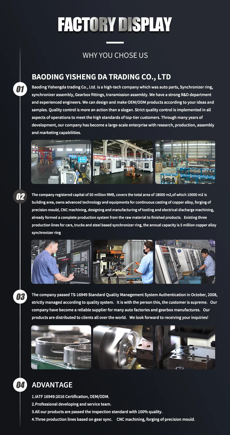 YSD مصنع علبة التروس ناقل الحركة جيل كروز 1.6 #3