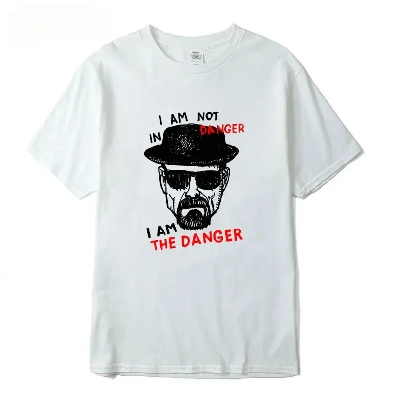 2026 Summer Men T-shirt Blend Short Sleeve Breaking Bad Men T-shirt Casual Heisenberg Print Tshirt Cool T-shirt Male Men Tops