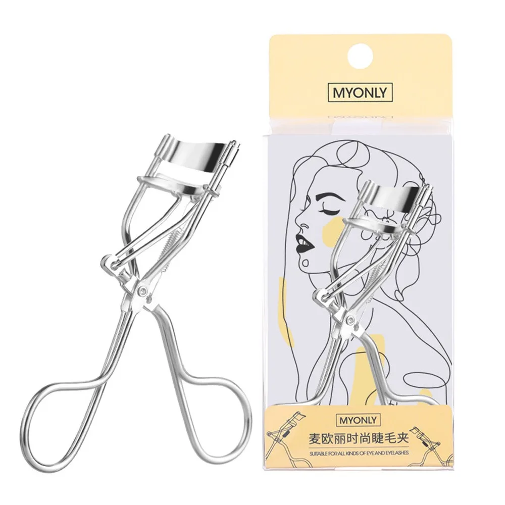 1PC Lady piegaciglia professionale con pettine pinzette da donna Curling Clip per ciglia strumento cosmetico per la bellezza degli occhi bigodino Maquillaje