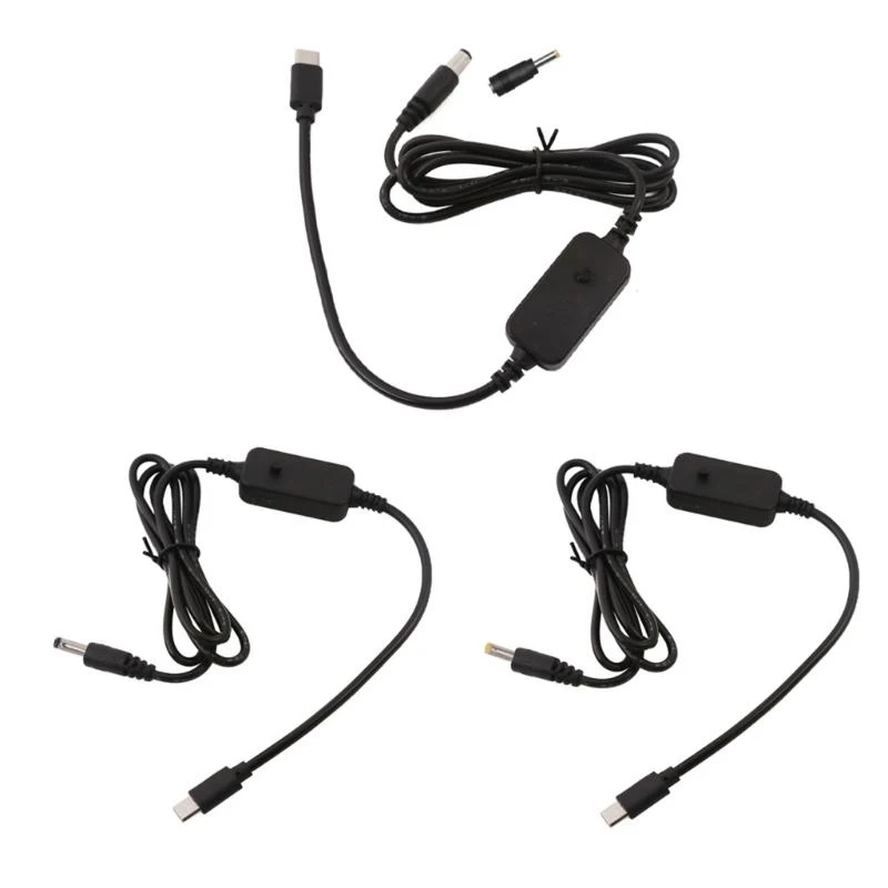  USB C to 9V 12V 20V Power Cable for Light Fan Toy Laptop DVR Fan and more