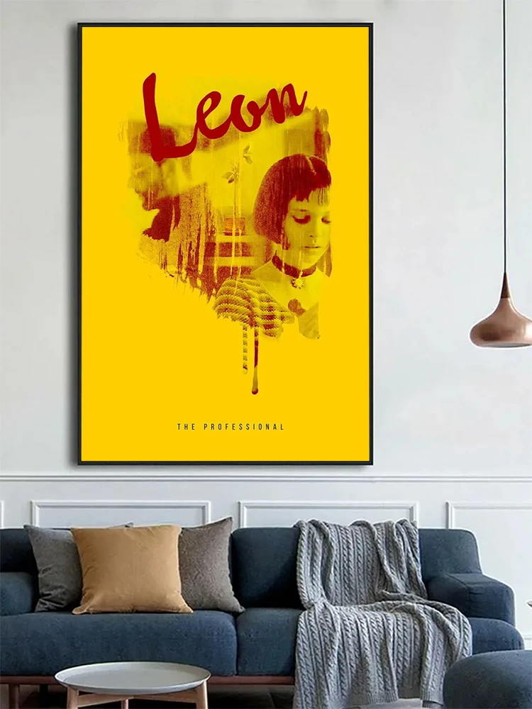 Wall Decoration for Home Decorations for the Room LEON Poster Canvas Decorative Painting Decor Art Posters Paintings Prints Cute